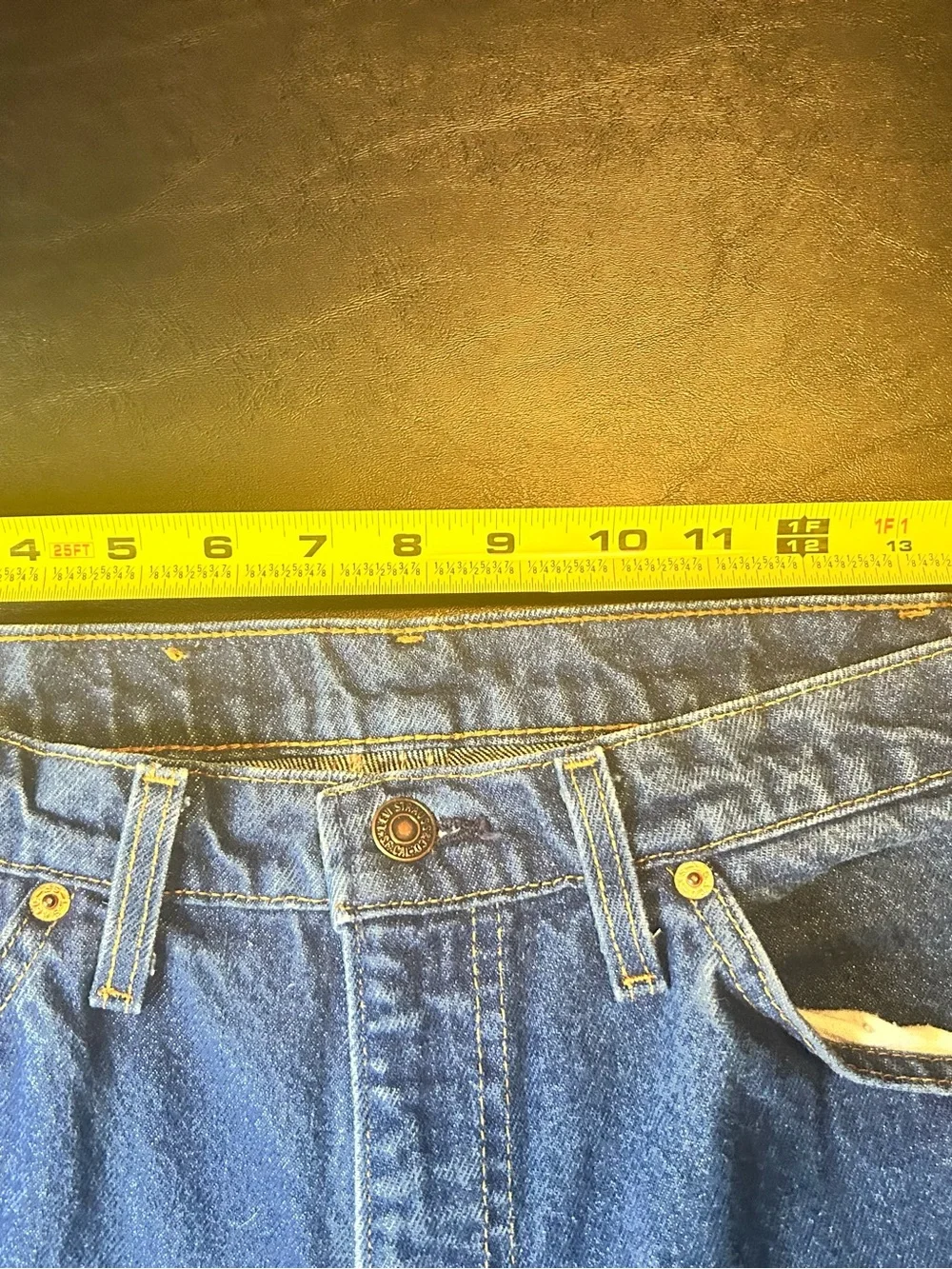 Vintage Levi’s 509 Made in USA Jeans Men 34x30 Blue Denim 100% Cotton Orange Tab